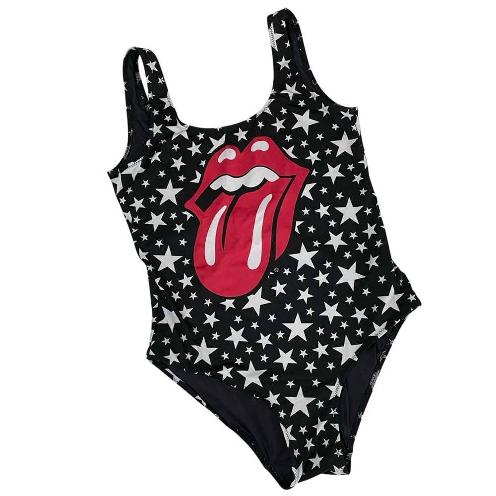 MC2 Saint Barth Rolling Stones One Piece Swimsuit Star Prints